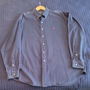 Ralph Lauren Dark Blue Casual Button Down Shirt